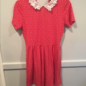 Hot topic knit dress with scull floral print